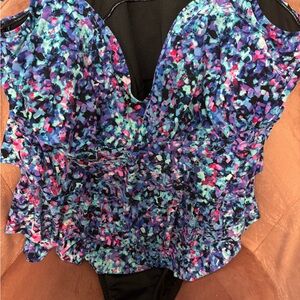 Bai Harbour Swim Vibrant Floral Women's One Piece Swimsuit